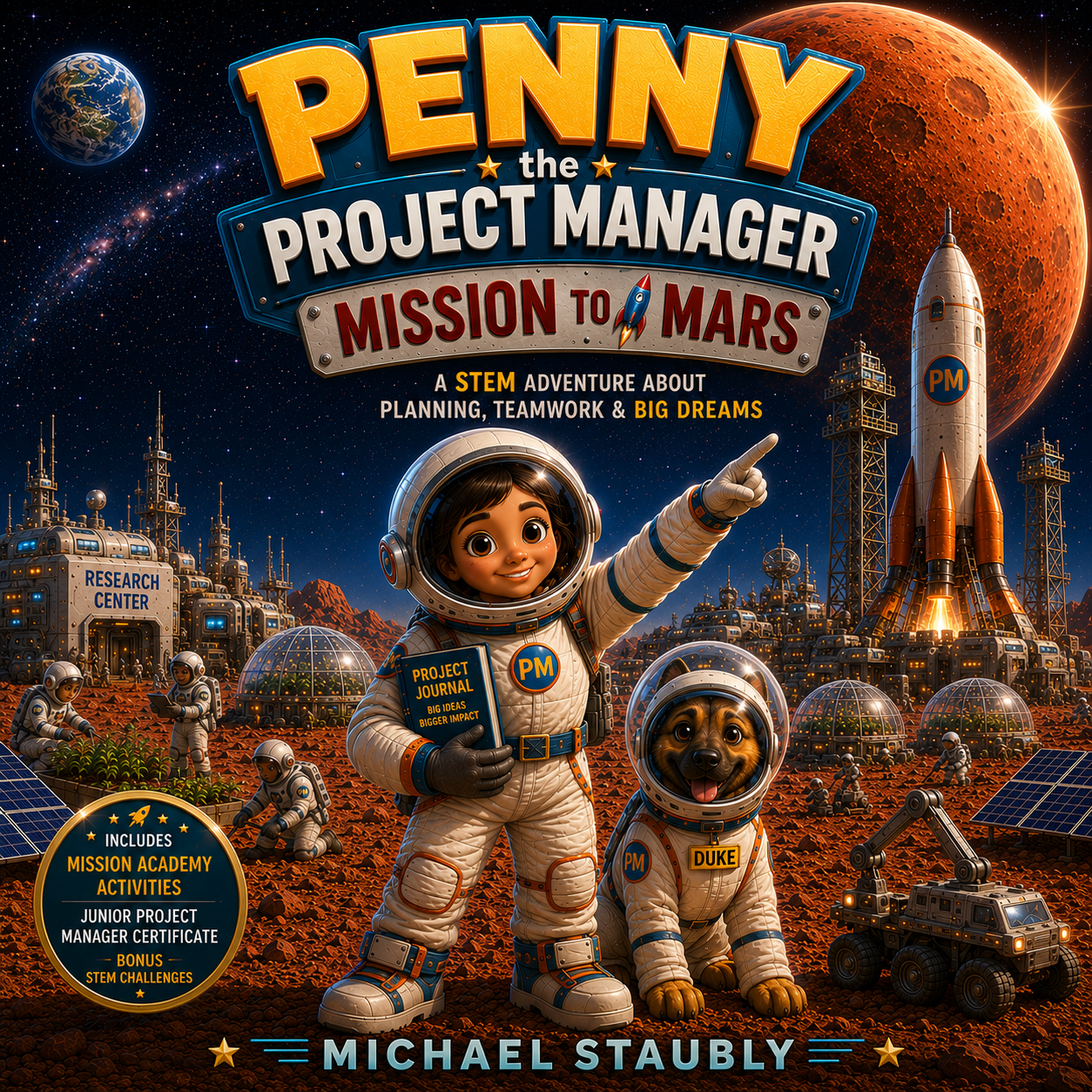 Penny the Project Manager: Mission to Mars front cover