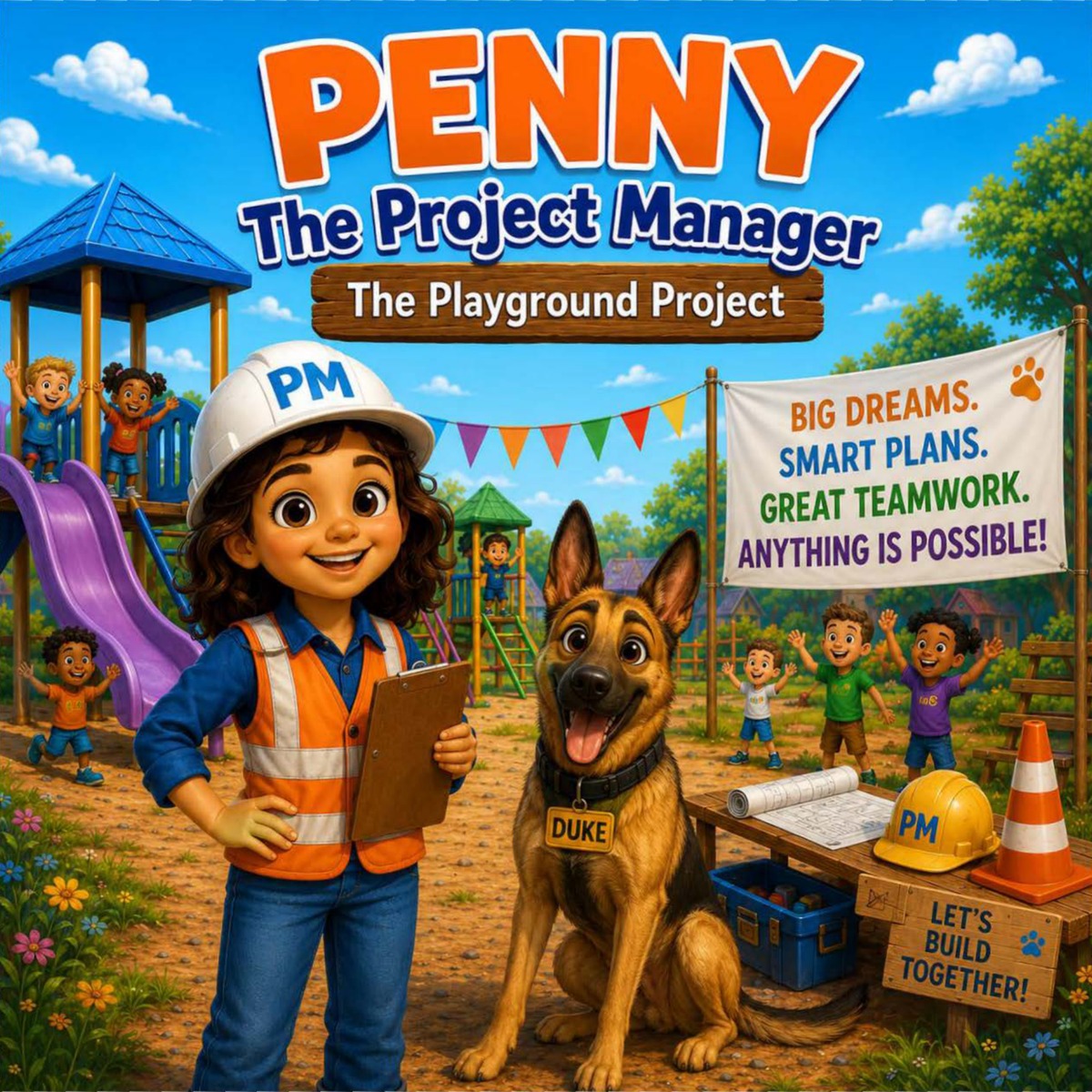 Penny the Project Manager: The Playground Project front cover