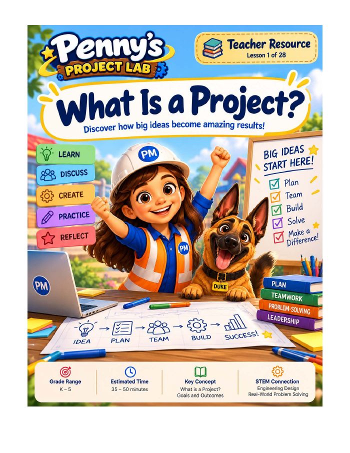 Teacher Resource 1 cover: What Is a Project?